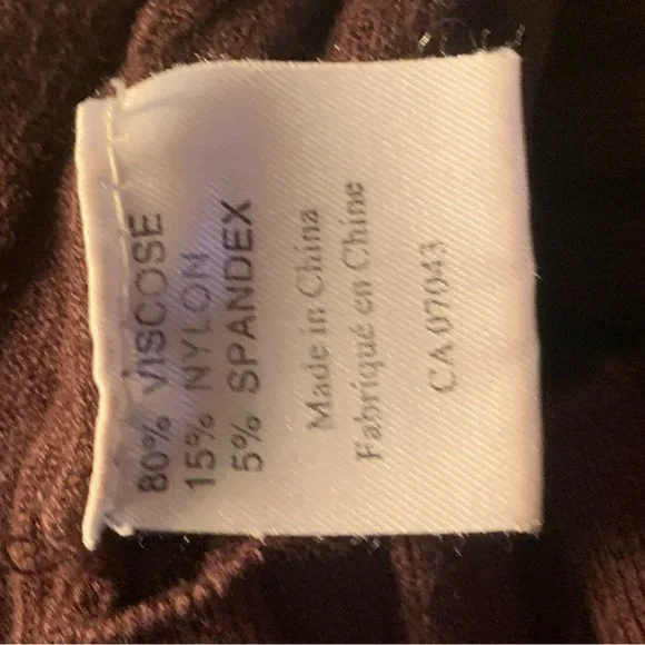 Belldini Chocolate Ribbed Knit Top - Picture 9 of 11